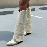 BOTAS CAÑA ALTA VICTORIA MARFIL